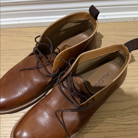 Aldo brown leather boots - Picture 2 of 4